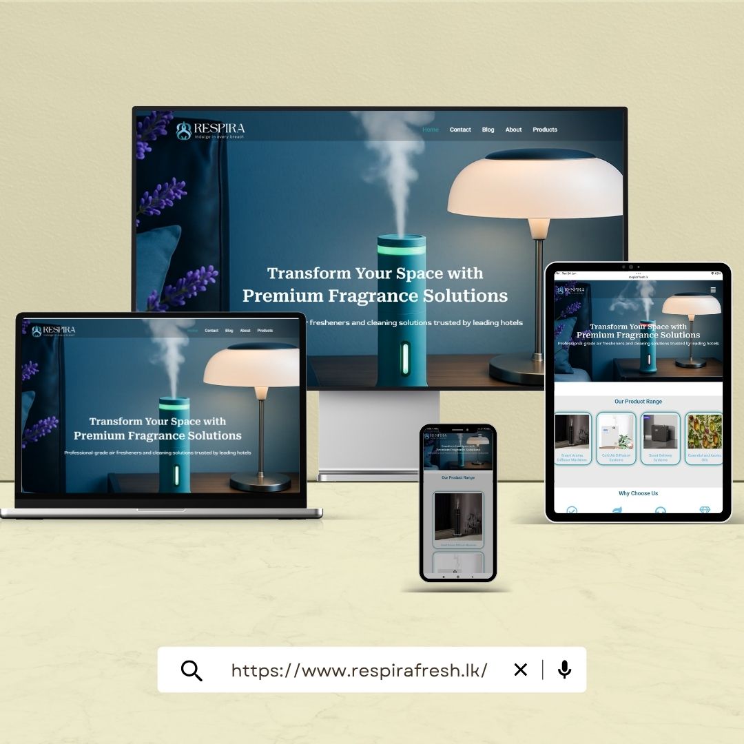 Copy of Minimalist Neutral Multi Device Computer Mockup Website Launch Instagram Post